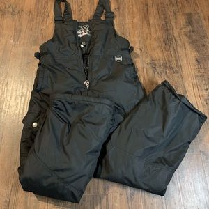 Zeroxposur snow ski bibs kids girls  size large 14